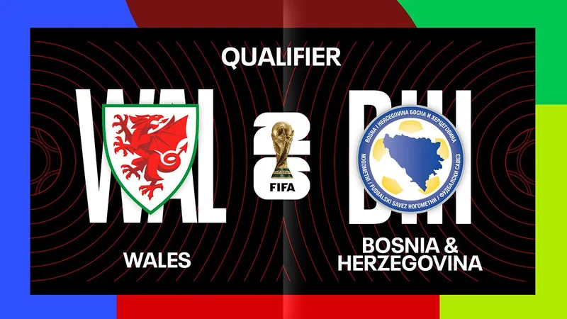 Cầu thủ Bosnia & Herzegovina tung cú sút mạnh vào khung thành Wales Cầu thủ Bosnia & Herzegovina tung cú sút mạnh vào khung thành Wales